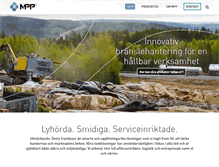 Tablet Screenshot of mpp.se